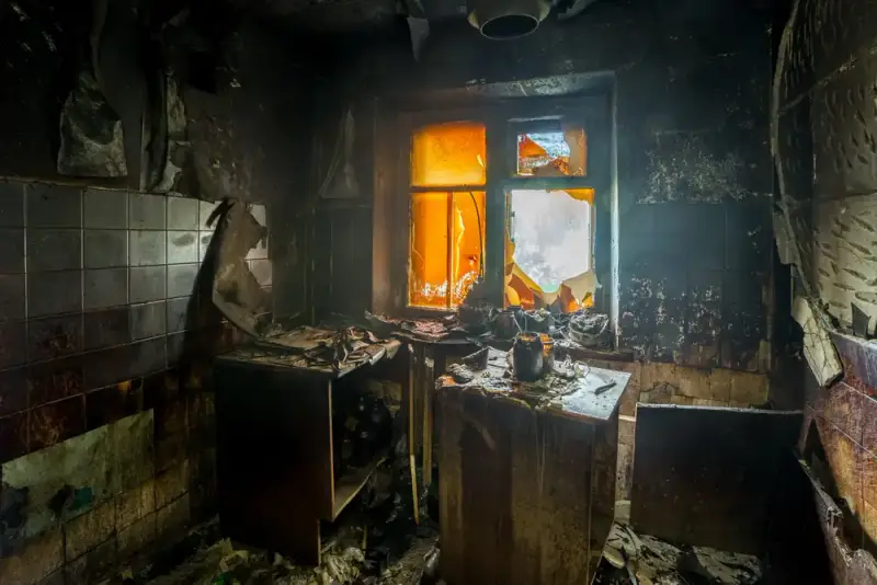 Fire Damage Cleanup professionals at work in Indianapolis near 46201
